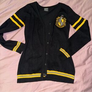 Harry Potter Hufflepuff cardigan size small